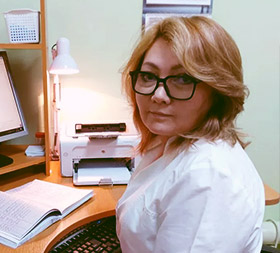 Шавалиева  Ляйсан  Миннегаяновна -- медицинская сестра УЗИ кабинета